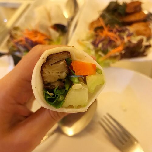 Delicious Peking Duck at Loving Hut - Bang Kholaem in Bangkok