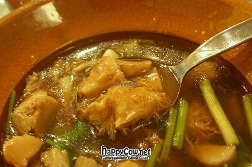 Special Taiwanese mushroom hot pot at Loving Hut - Bang Kholaem in Bangkok