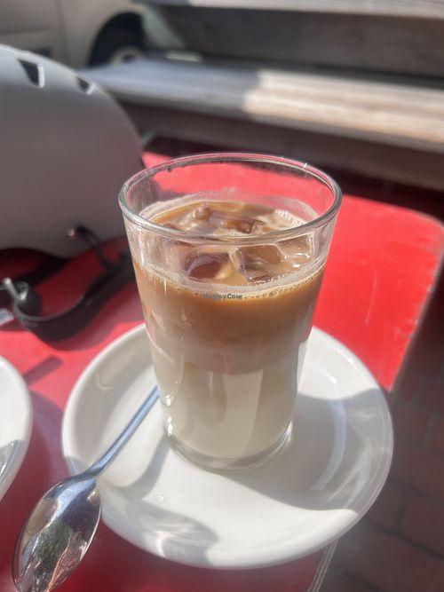 iced latte macchiato  at 24grad in Hannover