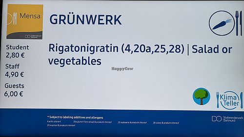   at Hauptmensa Studierendenwerk in Dortmund