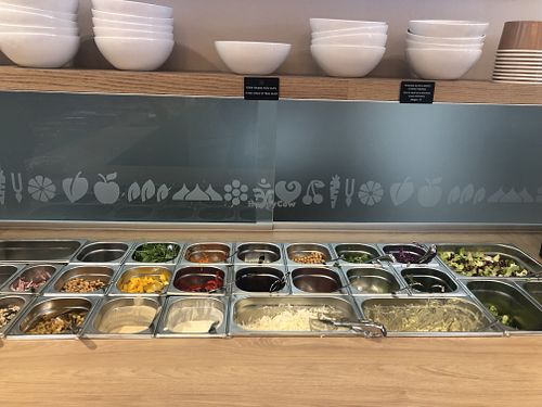 salad bar at Restavracija Mandala in Ljubljana