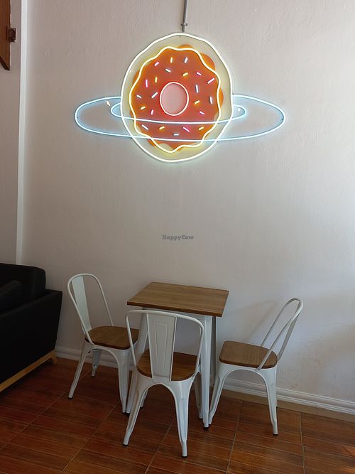 Interior at The Donut Cafe in Chiang Mai