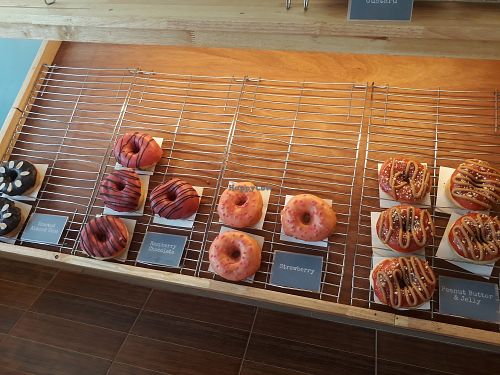 Selection at The Donut Cafe in Chiang Mai