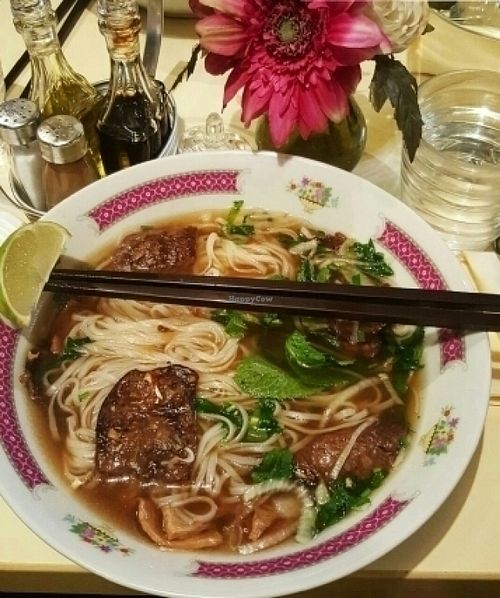 Soup Pho at Loving Hut in Paris