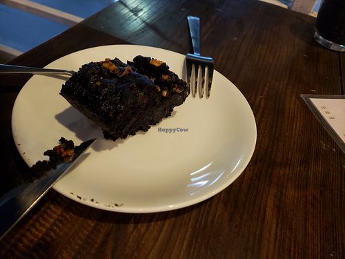 omg, one of the best brownies ever! at Little Windows in Pokhara