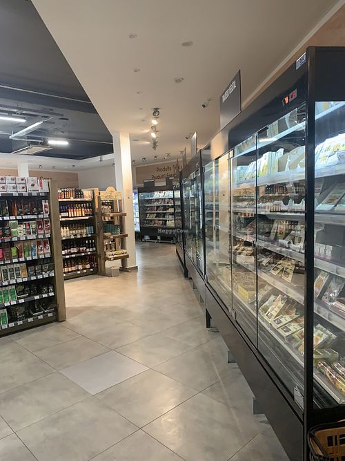 Inside the store  at Tra Di Bio in Corsica