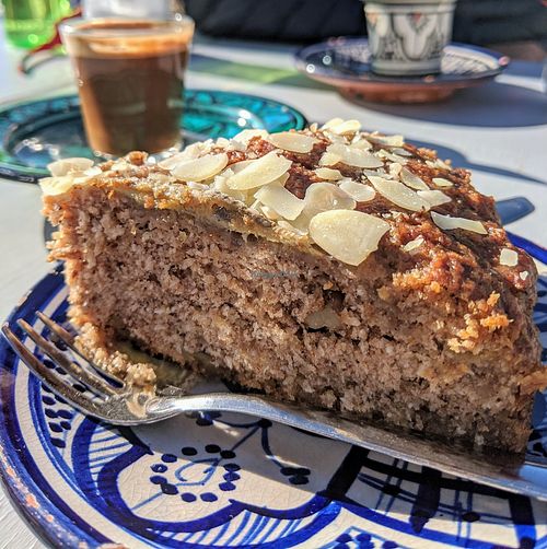 Vegan Banana Bread at Hamsa in Chefchaouen