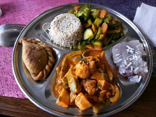 Good food at Govinda Ram in Tepoztlan