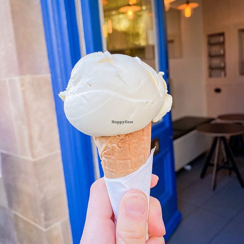 passionfruit sorbet at Jack's Gelato in Cambridge