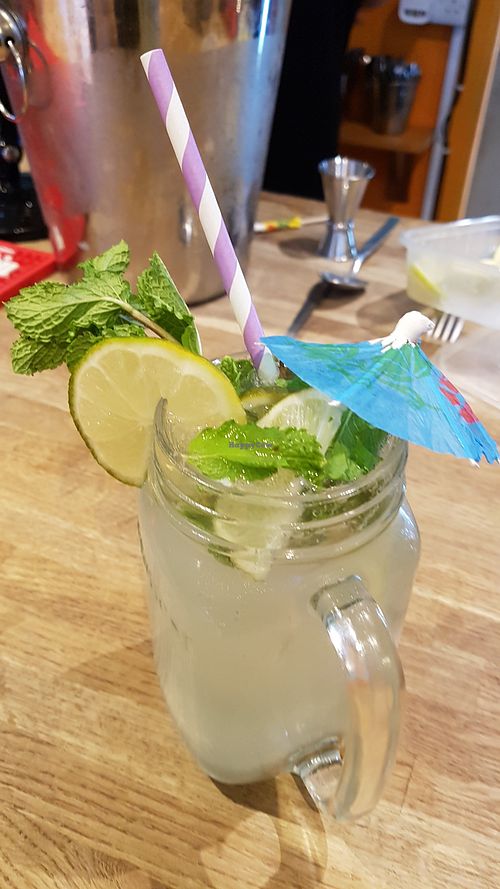 Mocktail Mojita at Mama Fay's in Aberystwyth