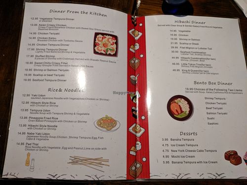 Mene pages at Little Tokyo in Galena