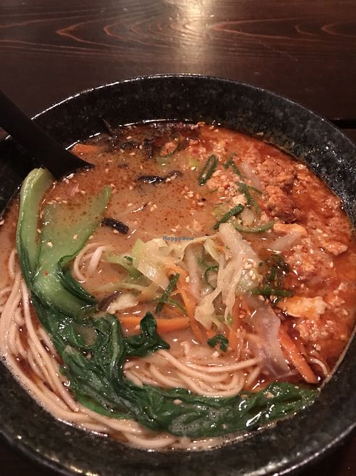 Vegan ramen tantan  at Ramen X Ramen in Berlin