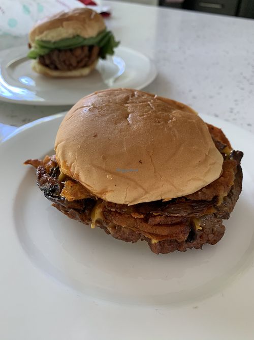 PLNT mushroom bacon BBQ at PLNT Burger in Silver Spring