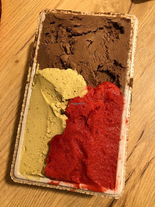 New vegan flavour: vegan gianduia!!   at Stefano Ferrara Gelato Lab in Rome