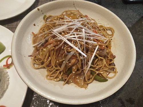 Stir fried noodles. at The Garden in Yangshuo