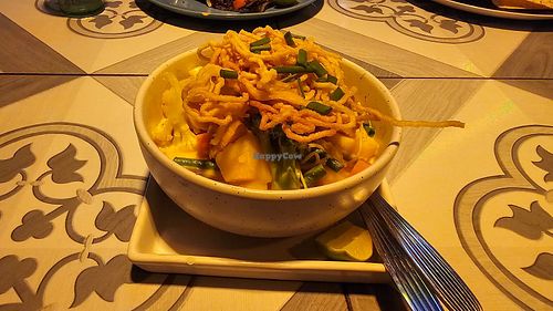 Khao soi at Mr Green in Chiang Mai