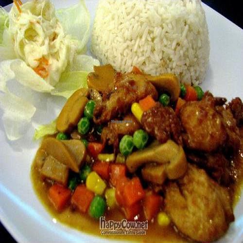 Mixed vege rice at MS. Veg in Kuantan