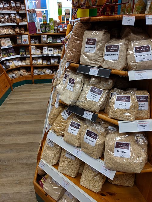 packaged bulk foods at The Kitchen Cupboard in Jersey