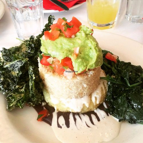 Vegan chef's plate  at Peña Pachamama in San Francisco
