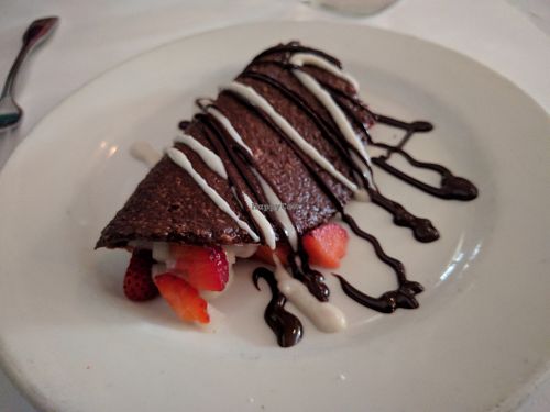 Raw Chocolate Taco Crepe at Peña Pachamama in San Francisco