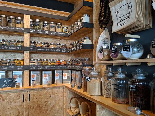 bulk section at Mini Mall in Jersey