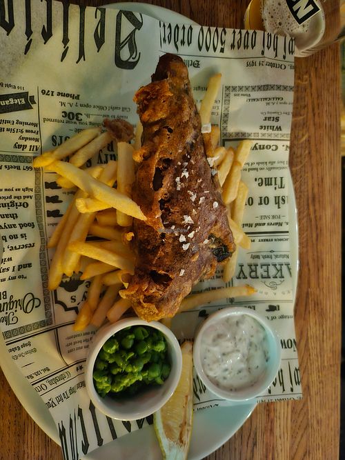 Vegan Fish and Chips at Fagans in Malmo