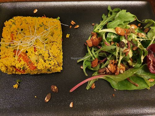 Tofuleta - scrambled "eggs" at Green House  in Brussels