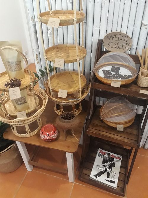 Granola and stuff for sale at Cafe Coco Hut in Chiang Mai