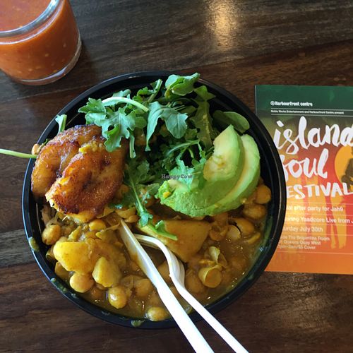 so filling and good! at One Love Vegetarian in Toronto