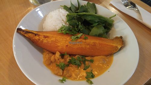 Lunch dish at Rabarbar in Warsaw