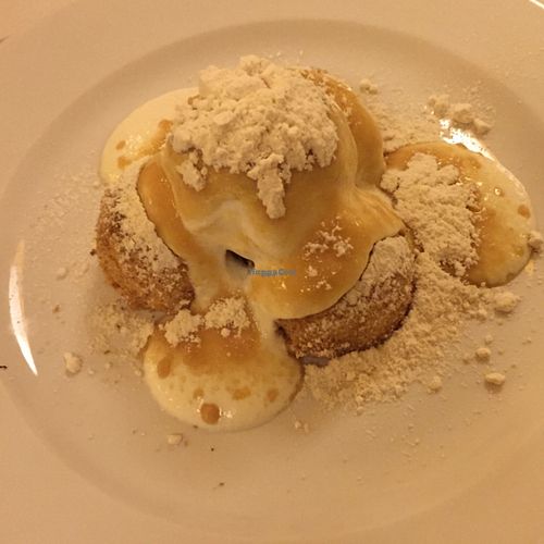 dessert at Napfényes Restaurant & Confectionery in Budapest