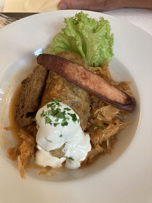   at Napfényes Restaurant & Confectionery in Budapest