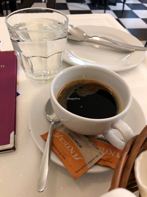 Decaf coffee is delicious at Napfényes Restaurant & Confectionery in Budapest