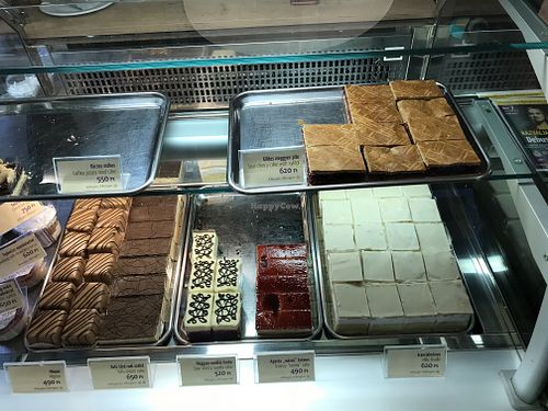 Sweet treats  at Napfényes Restaurant & Confectionery in Budapest