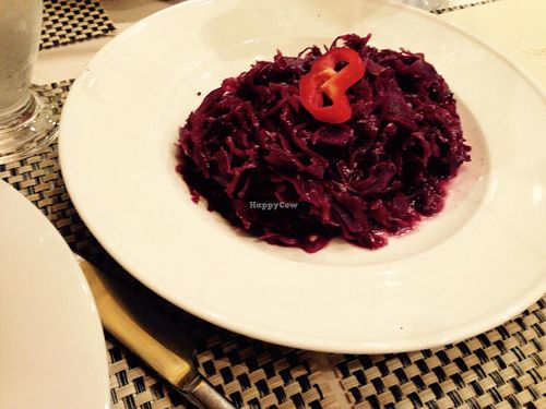 Braised cabbage side order at Napfényes Restaurant & Confectionery in Budapest