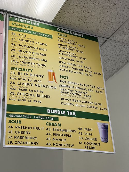 Menu   at OR Smoothie and Cafe in Richmond Heights