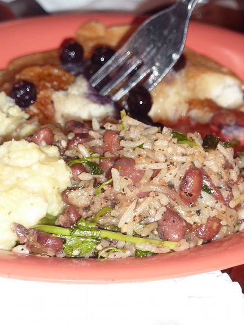 Red beans & rice at Souley Vegan in Oakland