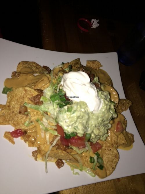 Nachos at Souley Vegan in Oakland