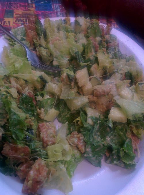 loaded salad at Souley Vegan in Oakland