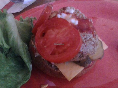 Southern Fried Tofu Sandwich.

No other vegan restaurant fries their tofu like this - good ol' southern style!!! You have just GOT to try it! 

Oh! And the sauces they make are sooo good!  at Souley Vegan in Oakland