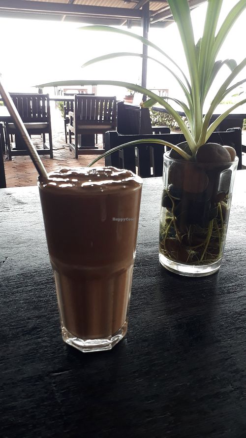 Choco smoothie at Alchemy in Koh Samui