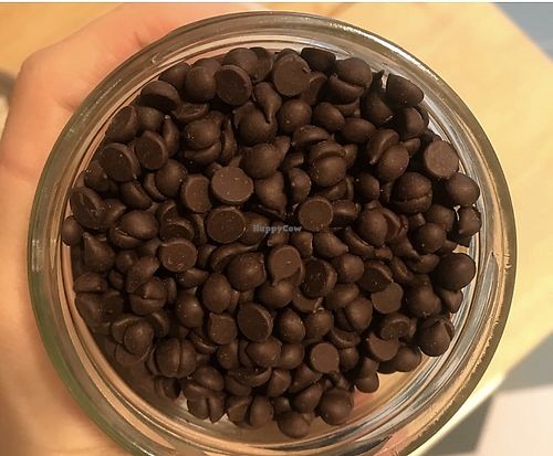 Vegan drops of chocolate  at Negozio Leggero in Rome