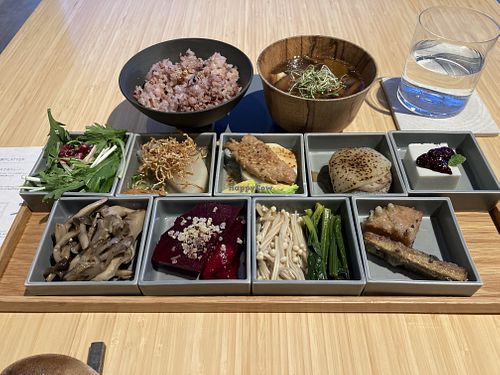 Veg platter  at Revive Kitchen Three - Hibiya Midtown in Tokyo