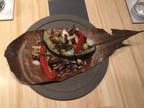 Main course at Revive Kitchen Three - Hibiya Midtown in Tokyo