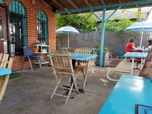 patio at Counter Culture in Austin