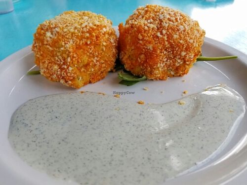 buffalo Mac and cheeze balls at Counter Culture in Austin