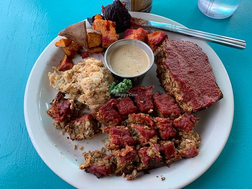 Lentil loaf! at Counter Culture in Austin