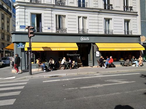 Façade at Djawa - Valmy in Paris