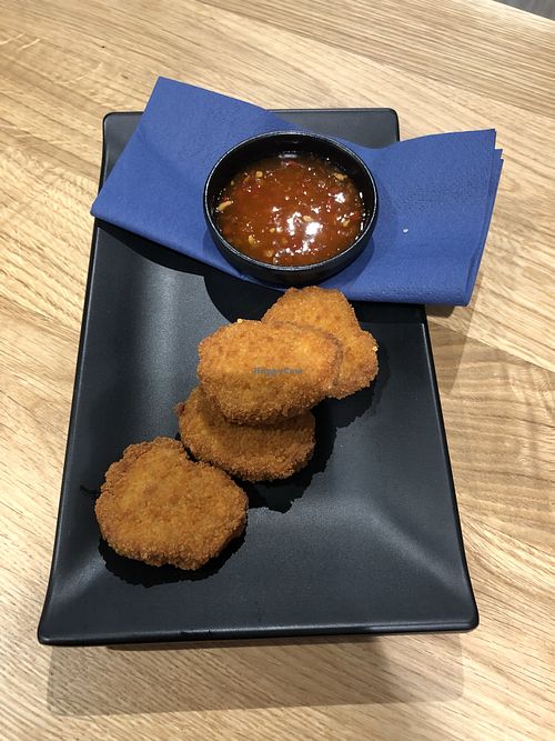 Vegan nuggets at Wok& in Groningen