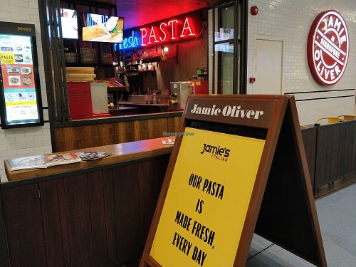 Pasta is made fresh daily at Jamie's Italian - Vivocity in Central Singapore